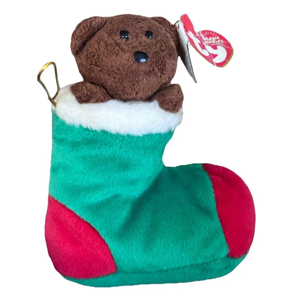 Vintage Ty Beanie Babies 2003 Plush‎ Stockings The Bear Mint Cond